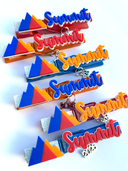 D1 Summit inspired cheer pins - set of 6
