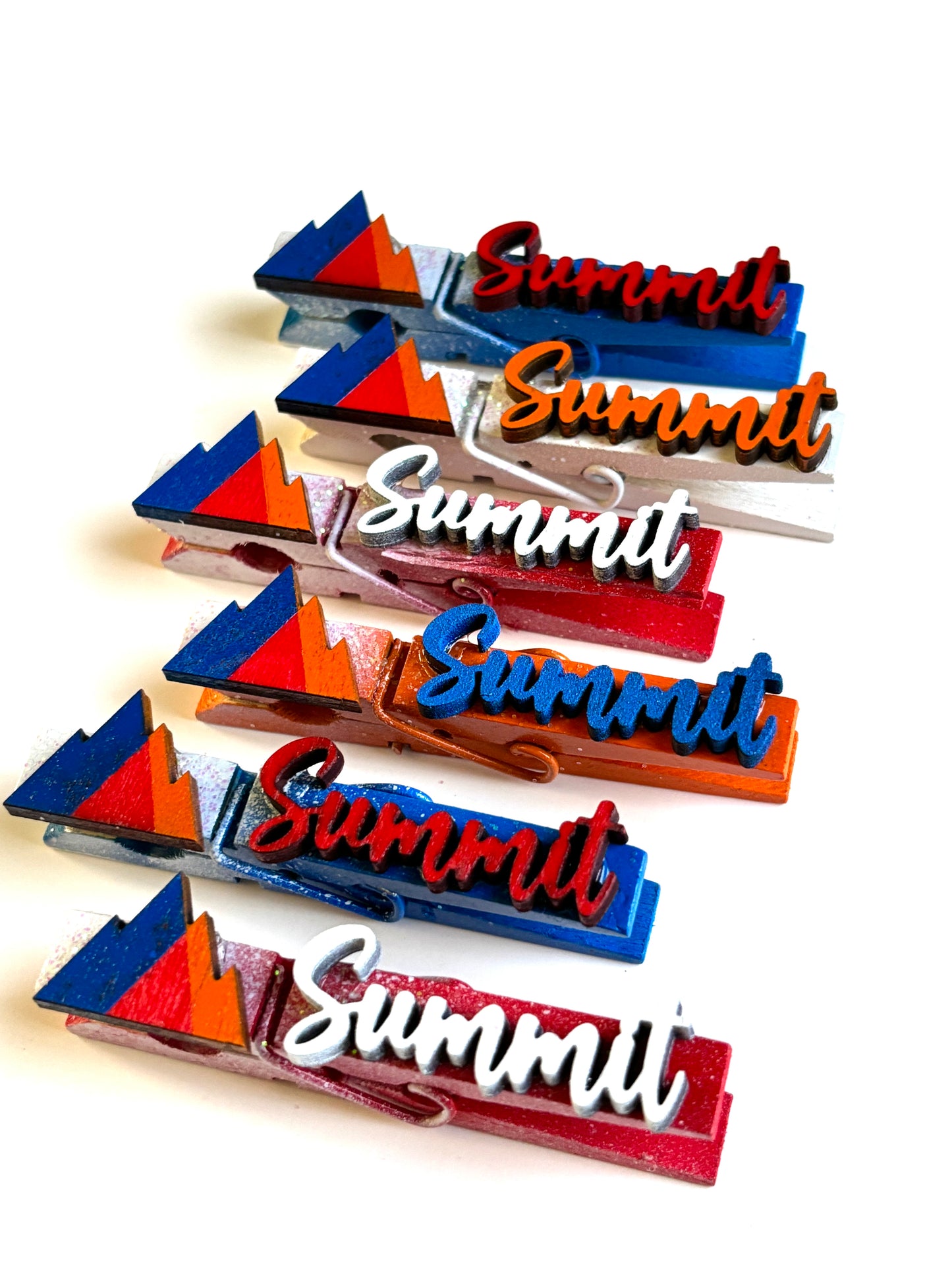D1 Summit inspired cheer pins - set of 6