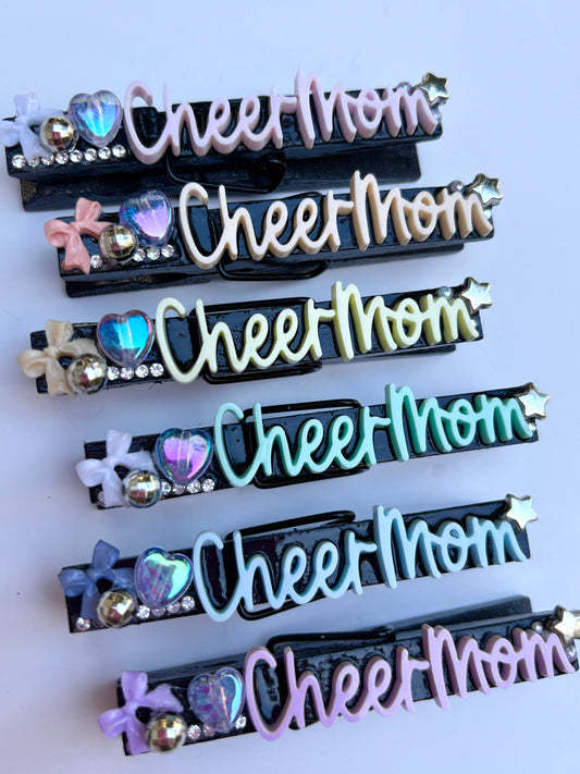 Cheer Mom pins - set of 6