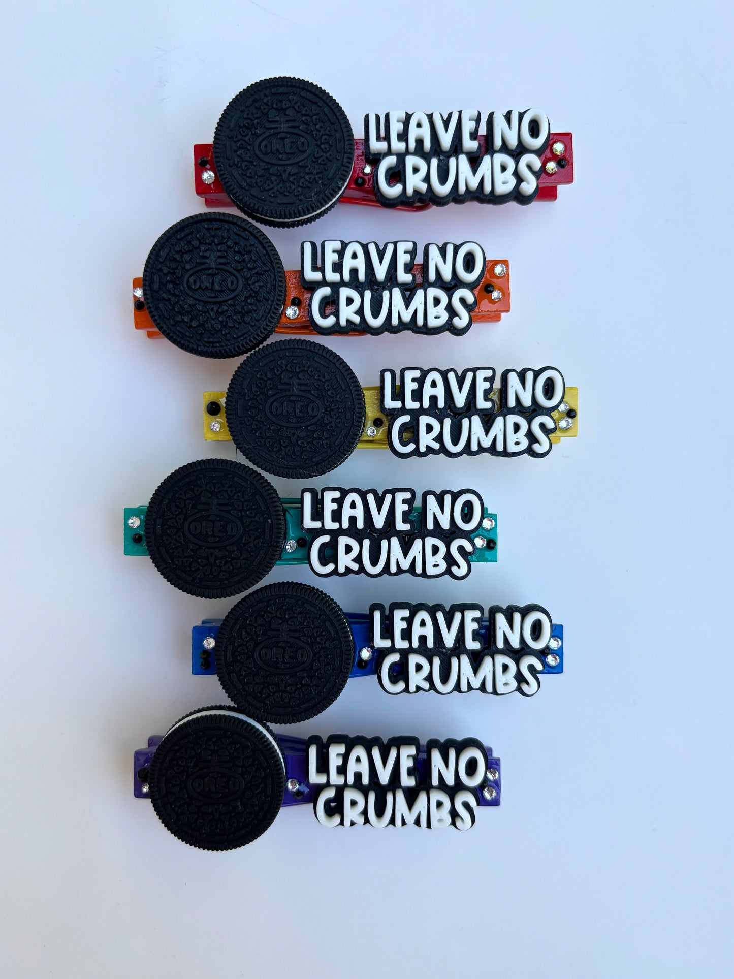Leave No Crumbs Spirit Pins (bright colors) - set of 6