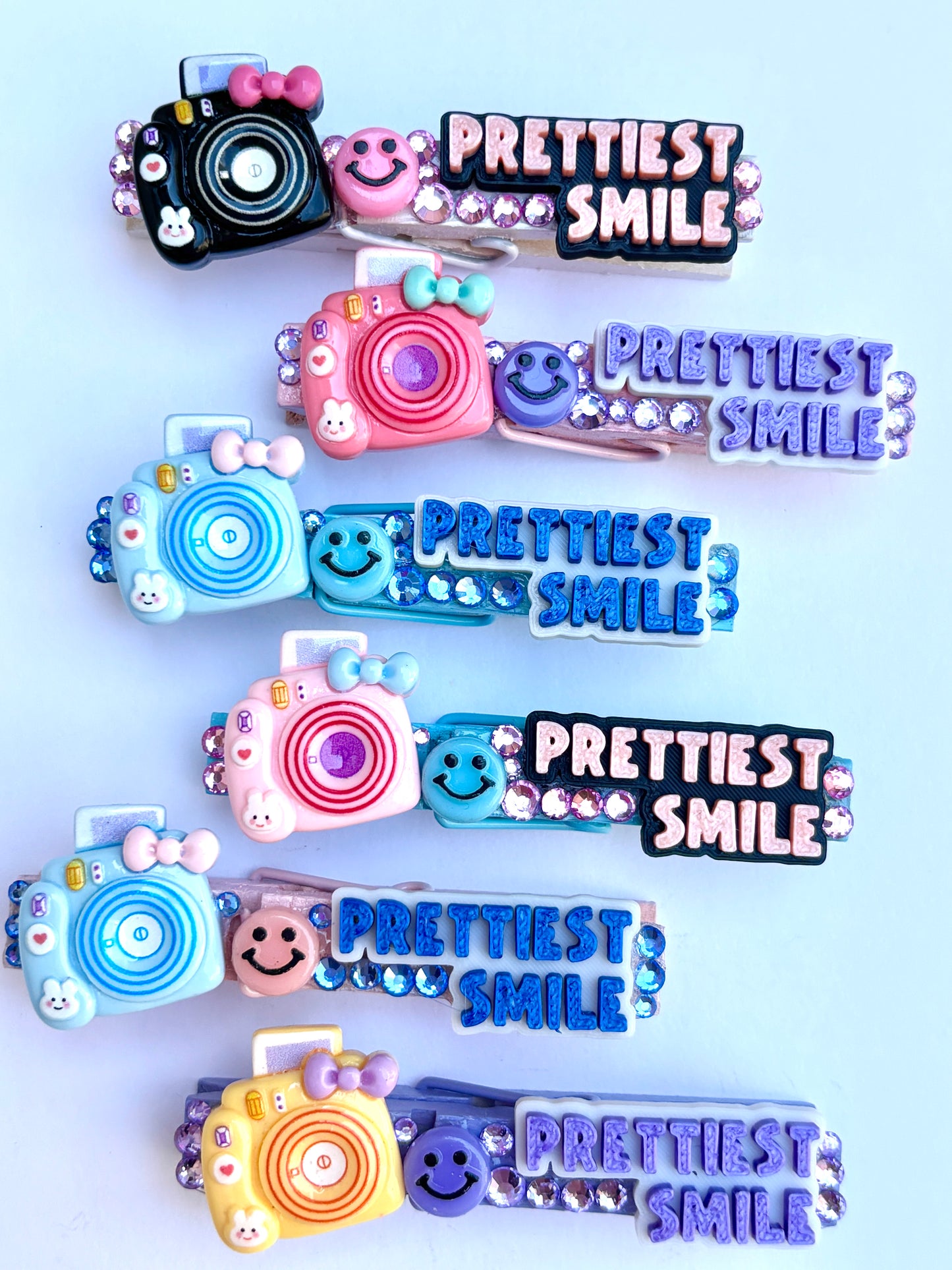 Prettiest Smile spirit pins - set of 6