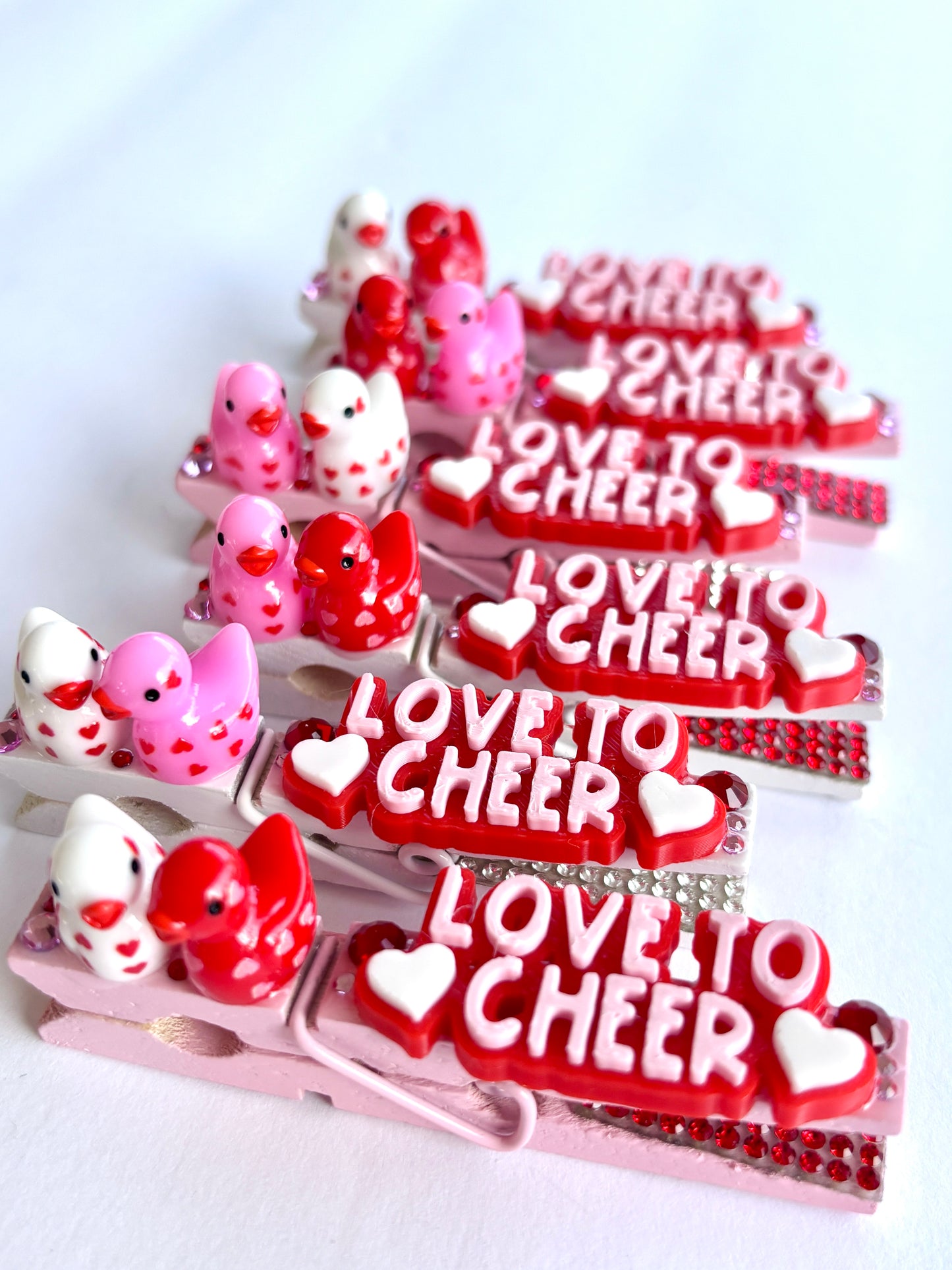 Lucky in love spirit pins - set of 6