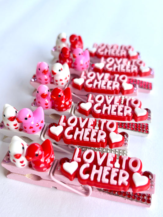 Lucky in love spirit pins - set of 6