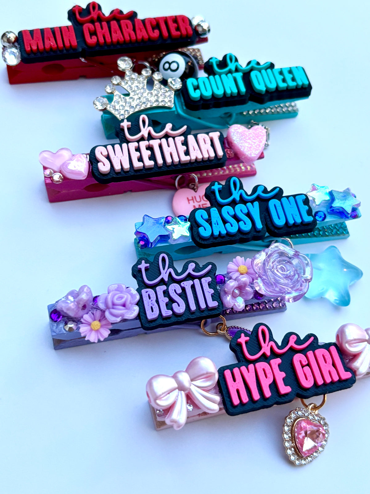 Pin Personality Collection Cheer pins - set of 6
