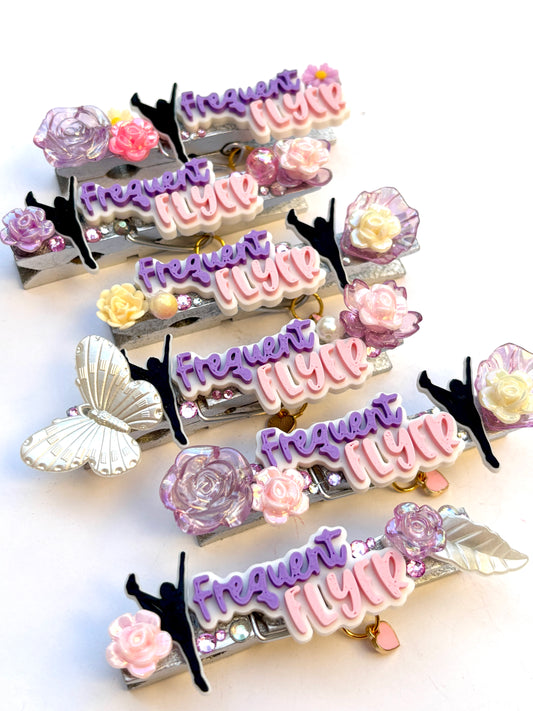 Frequent Flyer cheer pins - set of 6