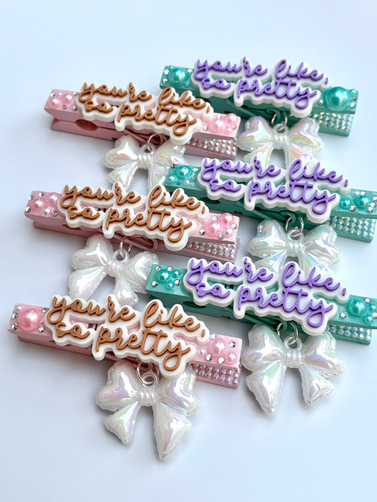 You’re Like, So Pretty Cheer pins - set of 6