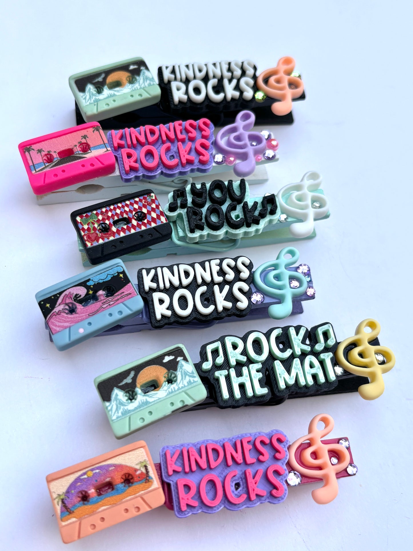 Kindness Rocks spirit pins - set of 6