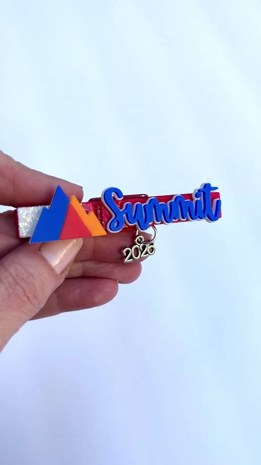 D1 Summit inspired cheer pins - set of 6