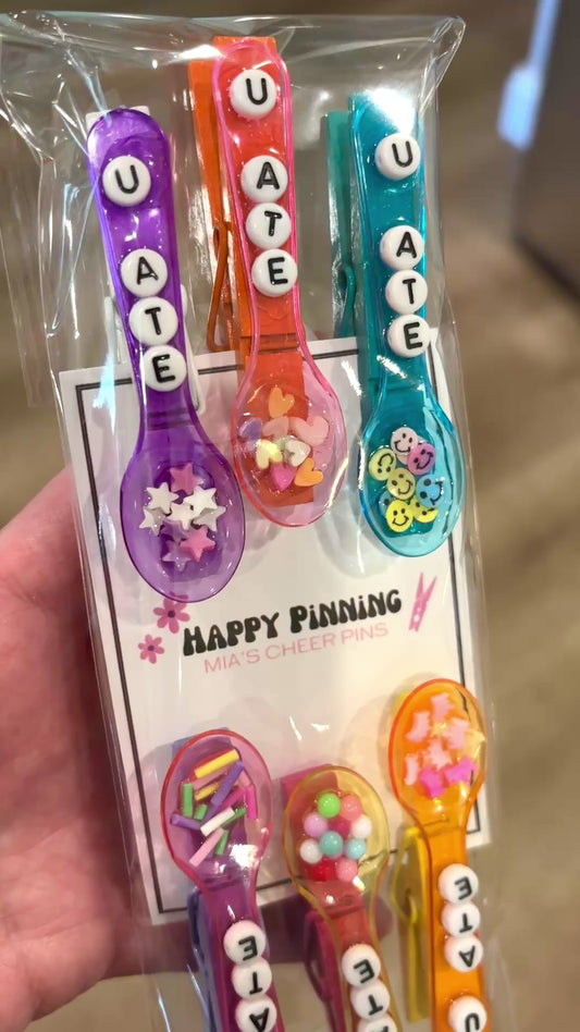 U ATE pins - set of 6