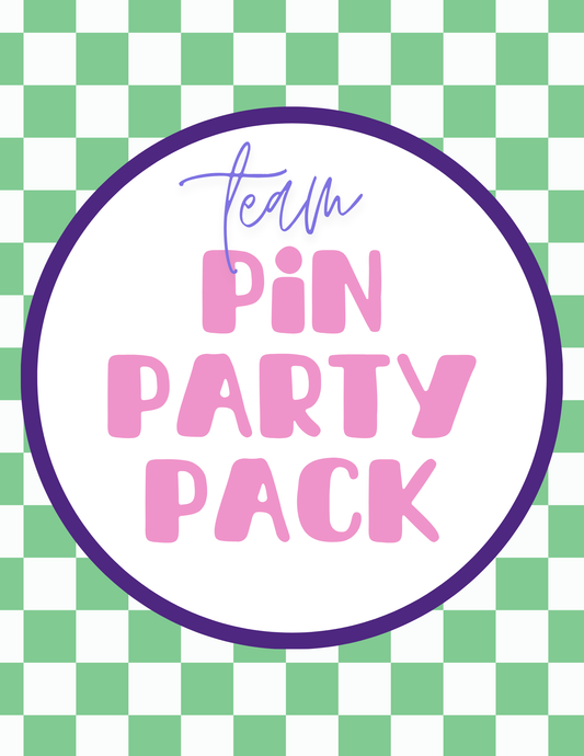 Team Pin Party Pack - now $10 off, discount applies at checkout